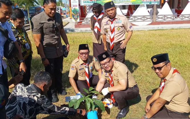 2.389 Pelajar Madrasah Ikuti Kemah Pramuka Sulsel 2026 di Gowa, Ada Literasi Digital hingga Isu Ekoteologi